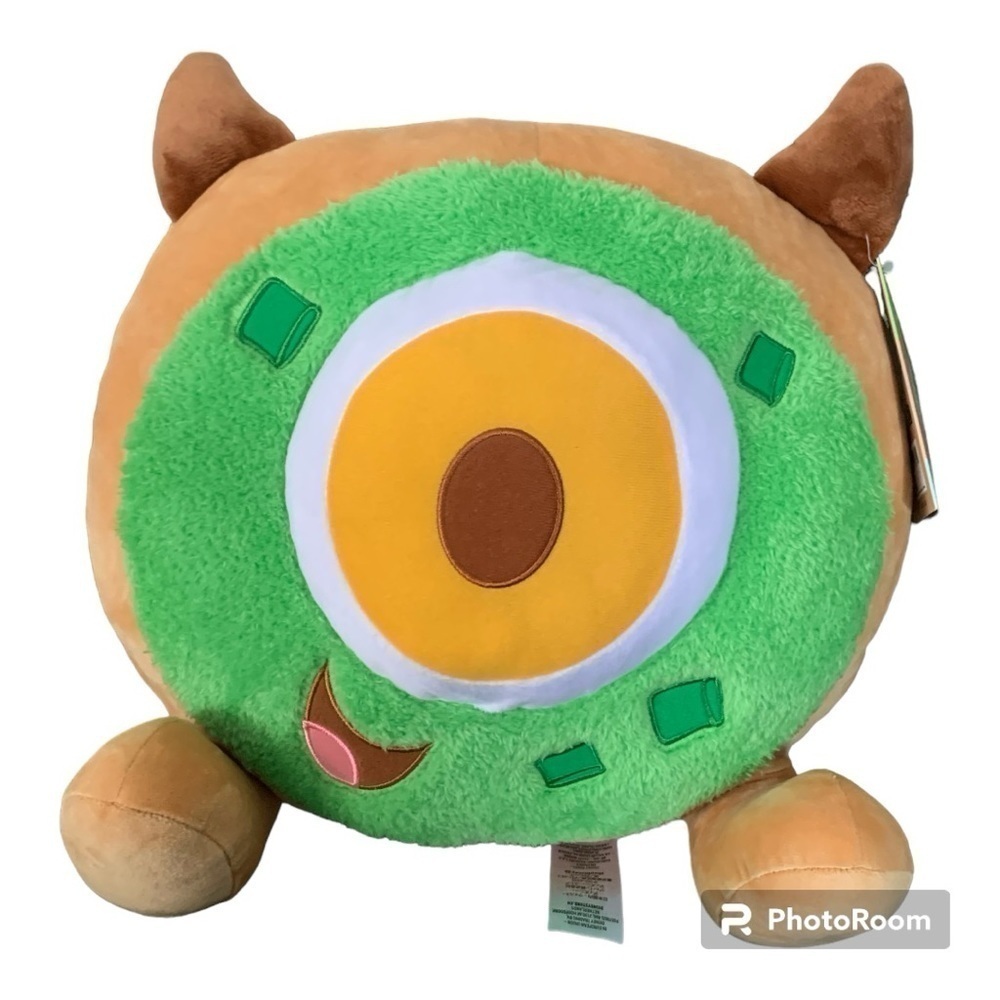 NWT Disney Munchlings Mike Wazowski Avocado Breakfast Bagel Monsters Inc. 13.5”